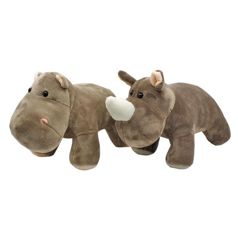 Jouets en peluche 9" Best Friends Rhino & Hippo