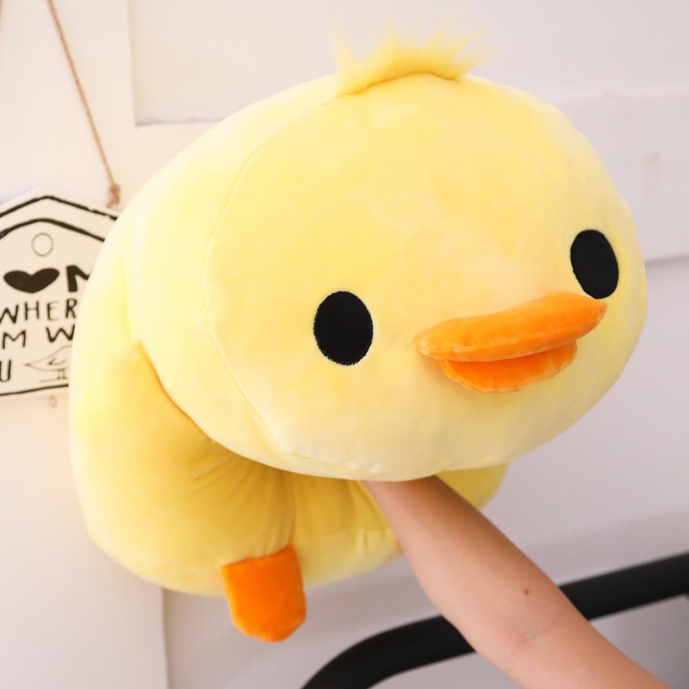 Oreiller en peluche canard Kawaii