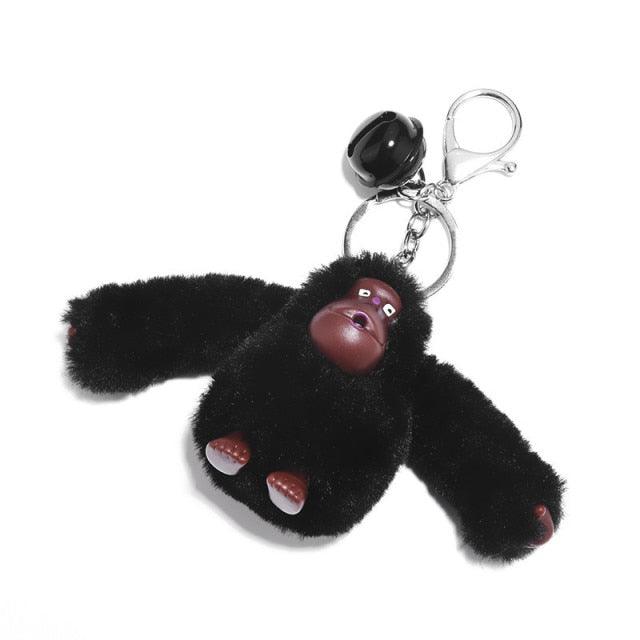 Nouveau porte-clés Gorille en peluche