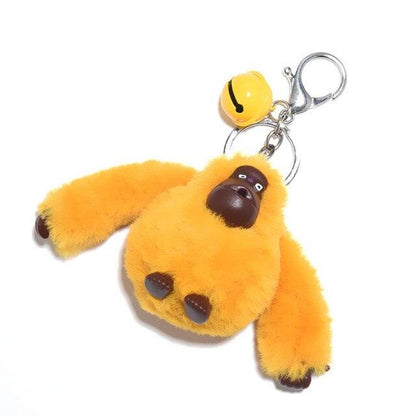 Nouveau porte-clés Gorille en peluche