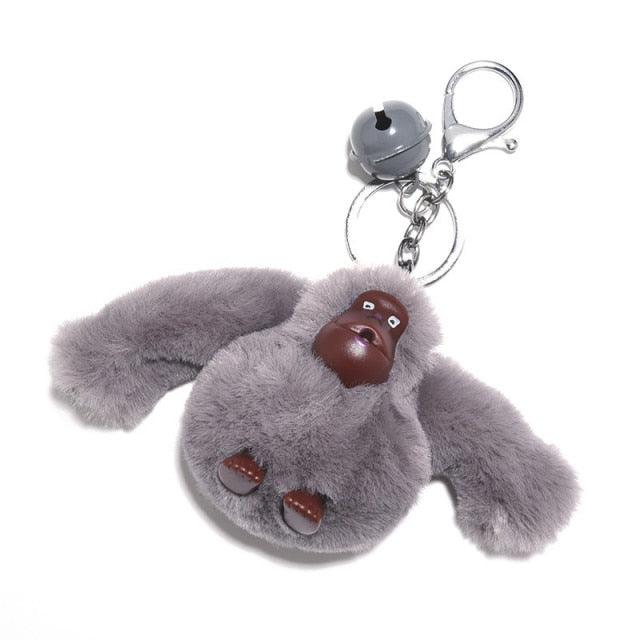 Nouveau porte-clés Gorille en peluche