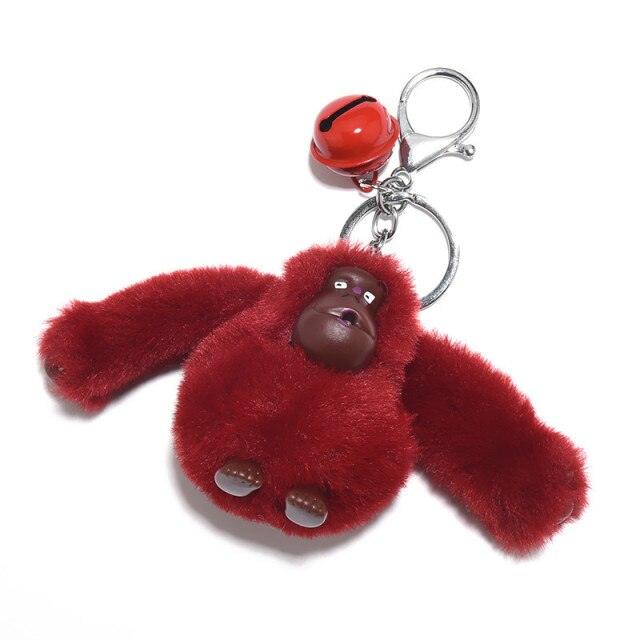 Nouveau porte-clés Gorille en peluche