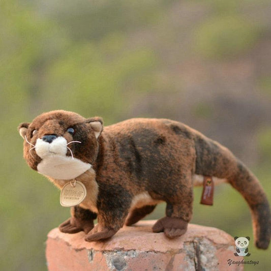 Lovely Lutra toy real life plush wild otter dolls (poupée loutre sauvage en peluche)