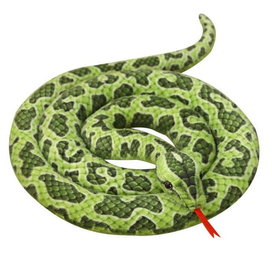 Peluche Serpents Simulés 46"-118" / 110cm-300cm Peluche Boa Cobra Géant Long Serpent en Peluche