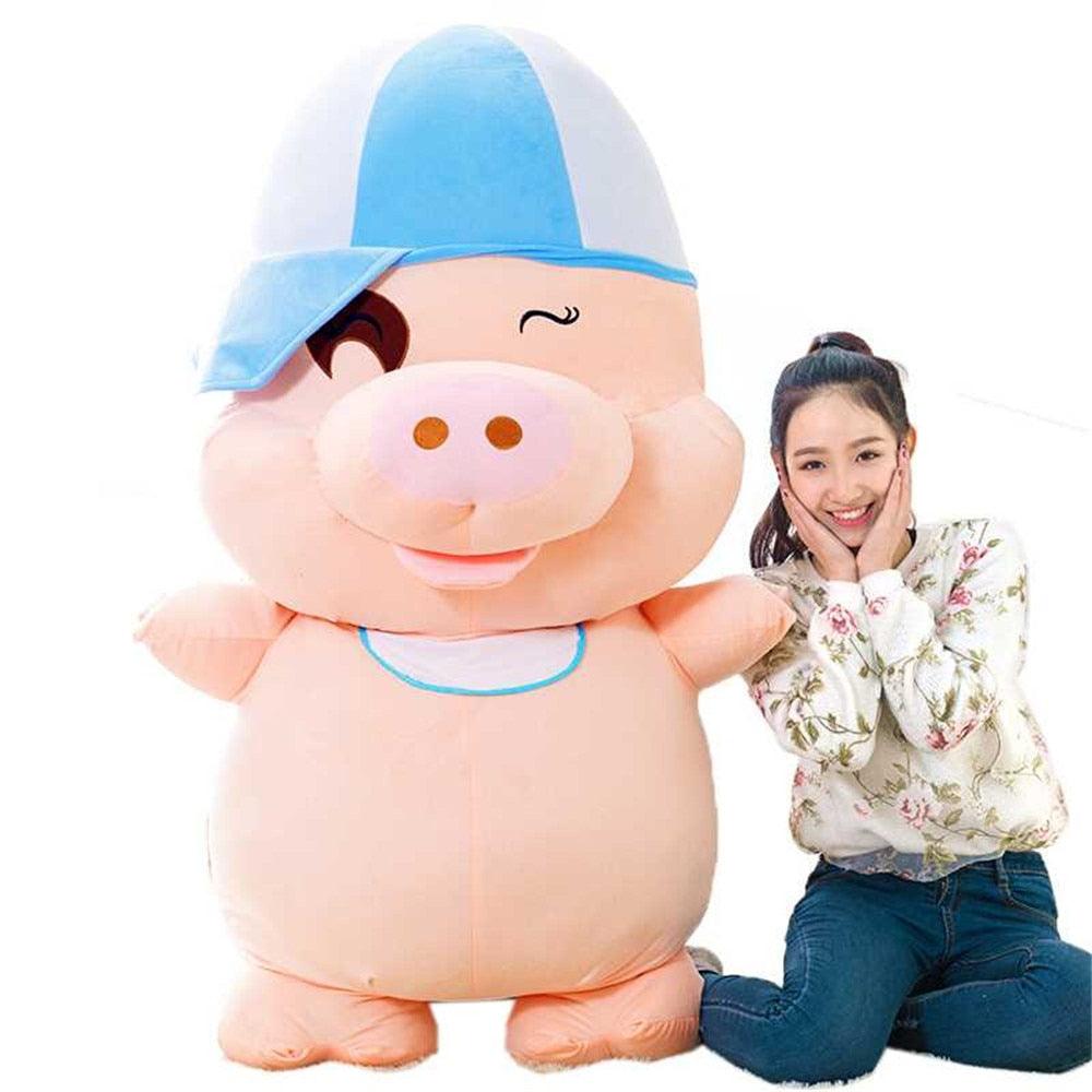 Jouet en peluche géant de 56" en forme de cochon Mcdull