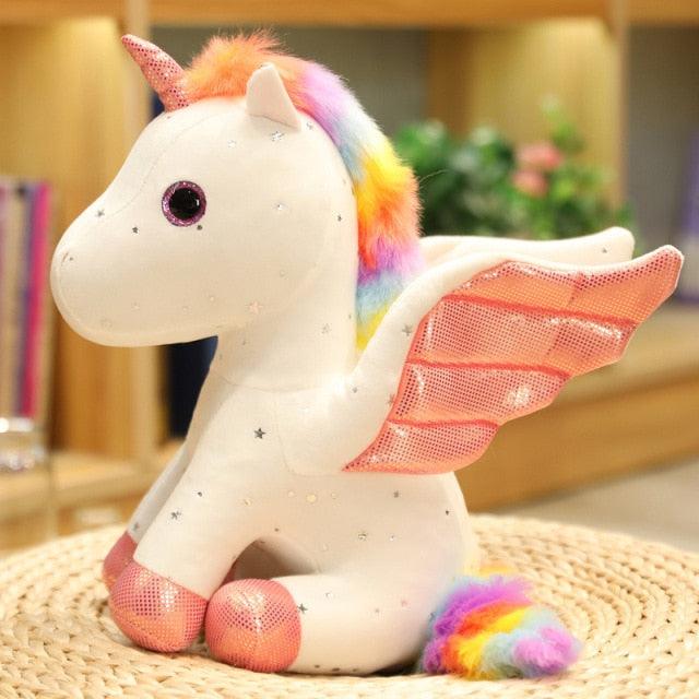 Angel Unicorn Cartoon Key Chain Plush Toys