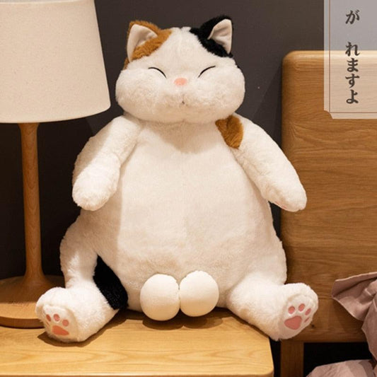 Mignon chat paresseux en peluche