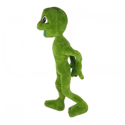 16.5" Dame Tu Cosita Green Dancing Alien Frog Plushie Toy