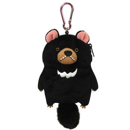 Porte-clés en peluche ours noir super kawaii