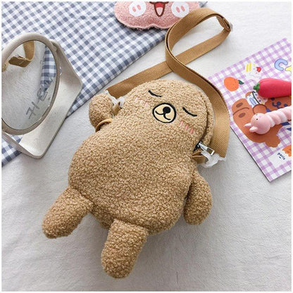 Ulzzang Harajuku Cute Bag, Women Fanny Pack Bear Crossbody Bag