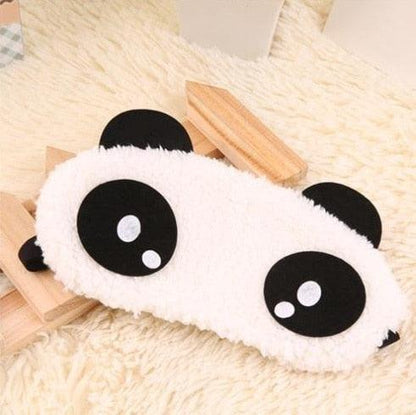 Masque de sommeil en peluche pour les yeux du panda