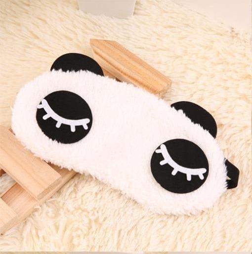 Masque de sommeil en peluche pour les yeux du panda