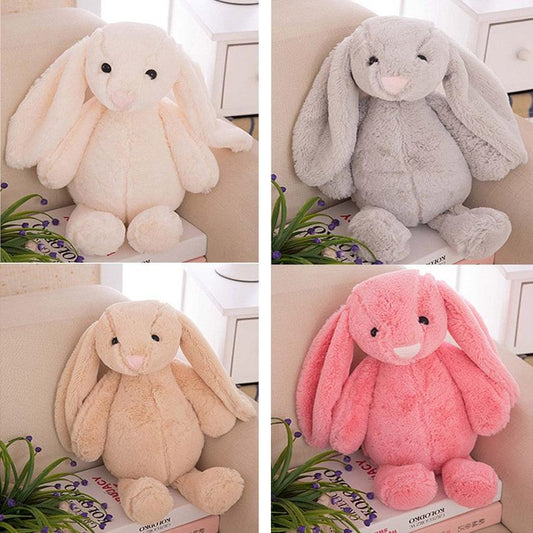 9.5" Kawaii Mini Big-ear soft stuffed Rabbits Plushie Fluffy Toys