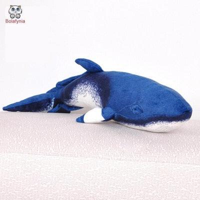 20" Blue Whale Plush Toy, Realistic and Simulated Stuffed Animal