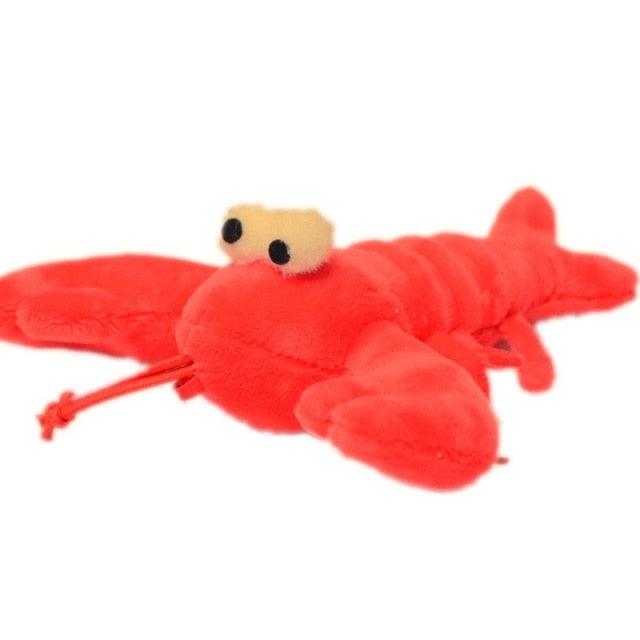 Peluche porte-clés homard et crabe de 4,5 pouces