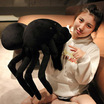Jouet en peluche simulateur d'insecte, poupée araignée réaliste en peluche pour enfants