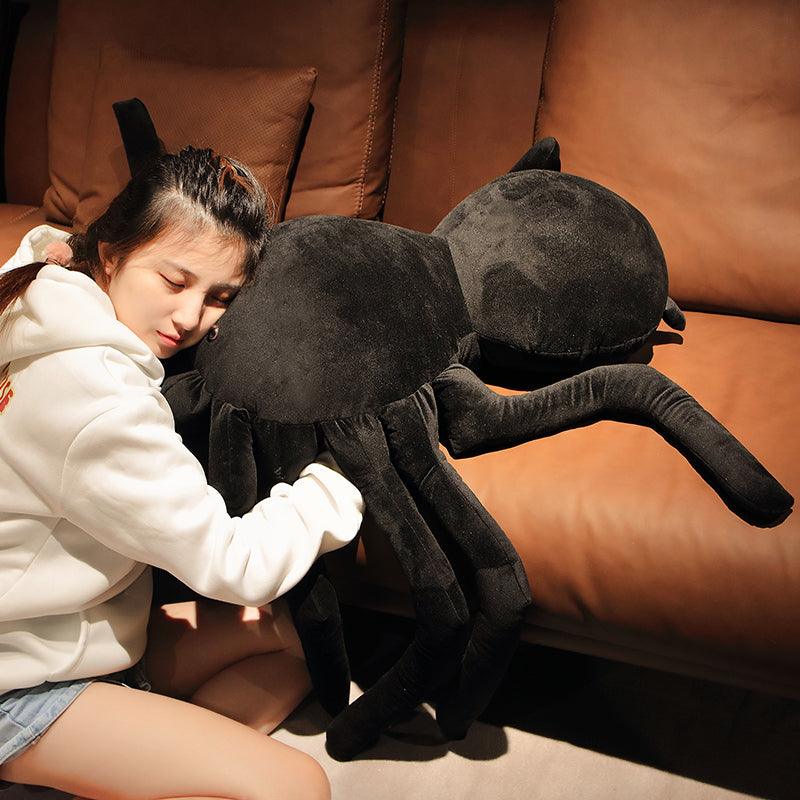 Jouet en peluche simulateur d'insecte, poupée araignée réaliste en peluche pour enfants