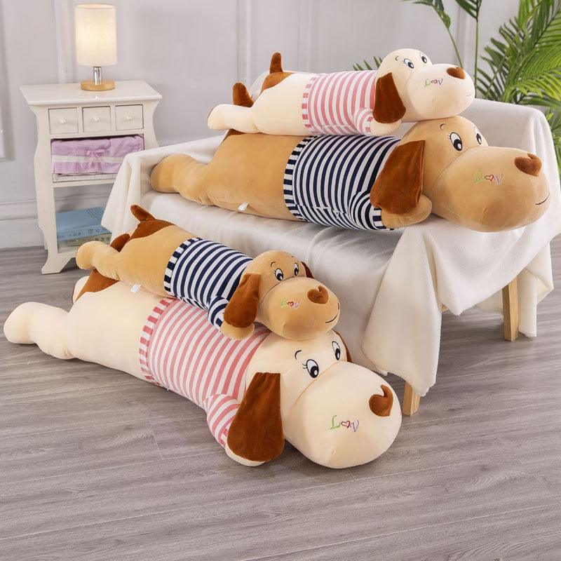 Striped Couple Soft Body Big Doll Dog Sofa Pillow