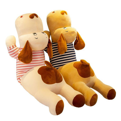 Oreiller de canapé Striped Couple Soft Body Big Doll Dog