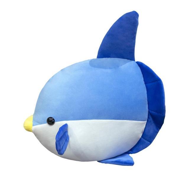 Jouet peluche poisson de dessin animé Poisson lune de mer Oreiller en peluche