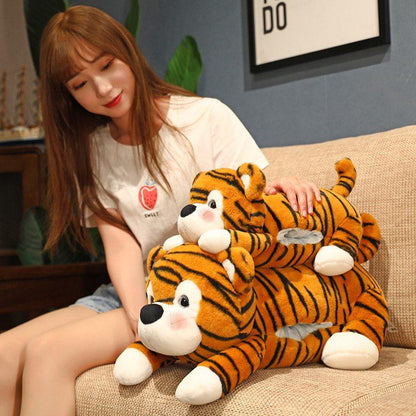 Peluche Super Kawaii Tigre Couché