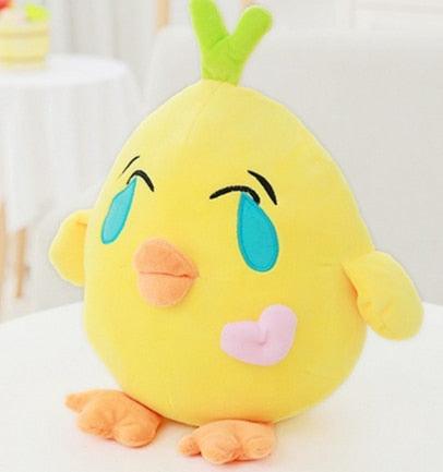 Poupée peluche poulet jaune Kawaii