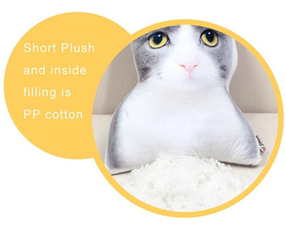 Realistic plush pillow with photo (send us a photo of your pet)