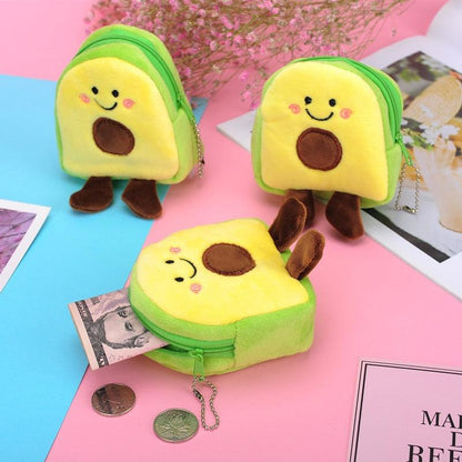 Super Kawaii Avocado Coin Purse Plush Toys