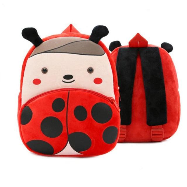 Sac à dos en peluche Lina la coccinelle pour les enfants