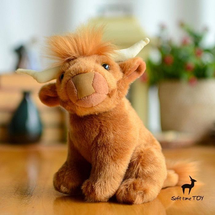 Peluche vache des Highlands