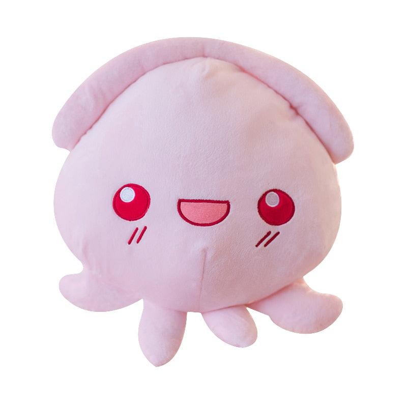 Peluche Kawaii Cartoon Pink Squid