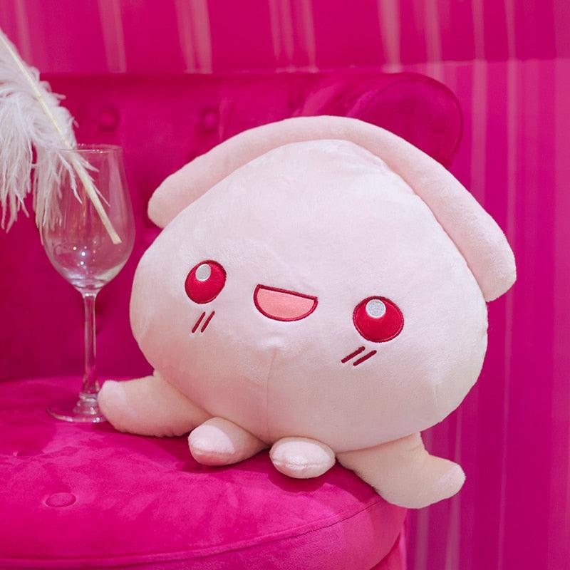 Kawaii Cartoon Pink Squid Plush Toy