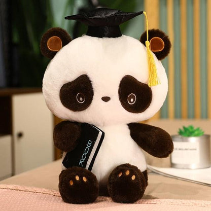 Doctor Panda Graduation Toy Doll (plush doll)