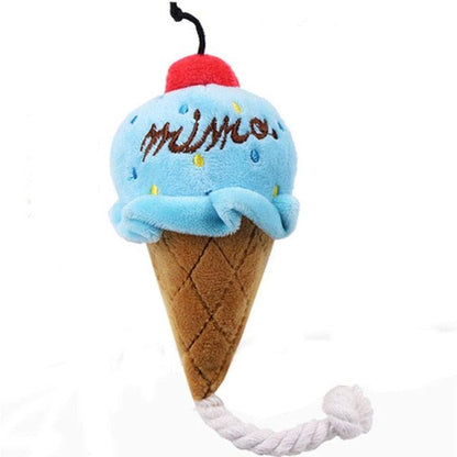 Ice Cream Cone Chew Toy for Puppy and Cat