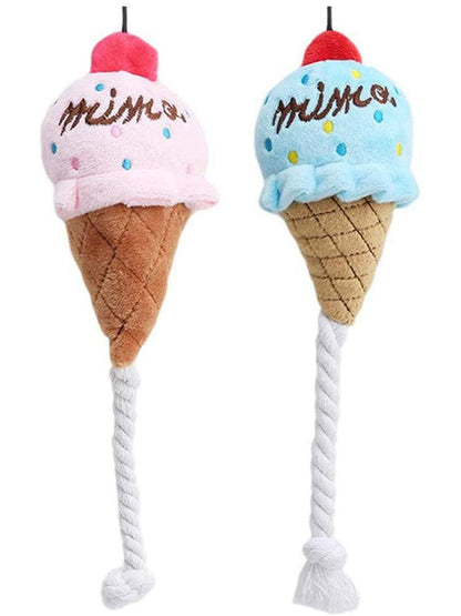 Ice Cream Cone Chew Toy for Puppy and Cat