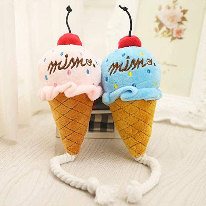 Ice Cream Cone Chew Toy for Puppy and Cat