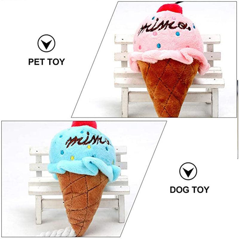 Ice Cream Cone Chew Toy for Puppy and Cat