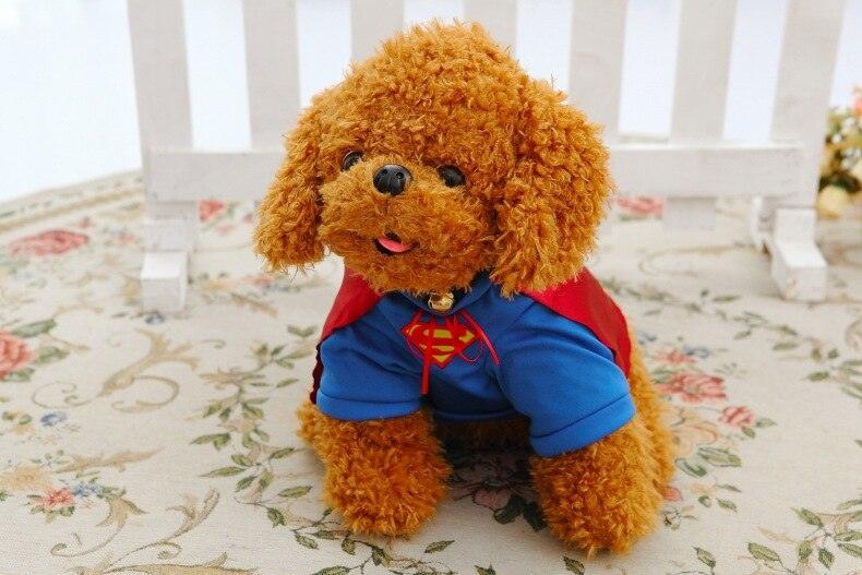 Peluche de chien super-héros de 12 pouces