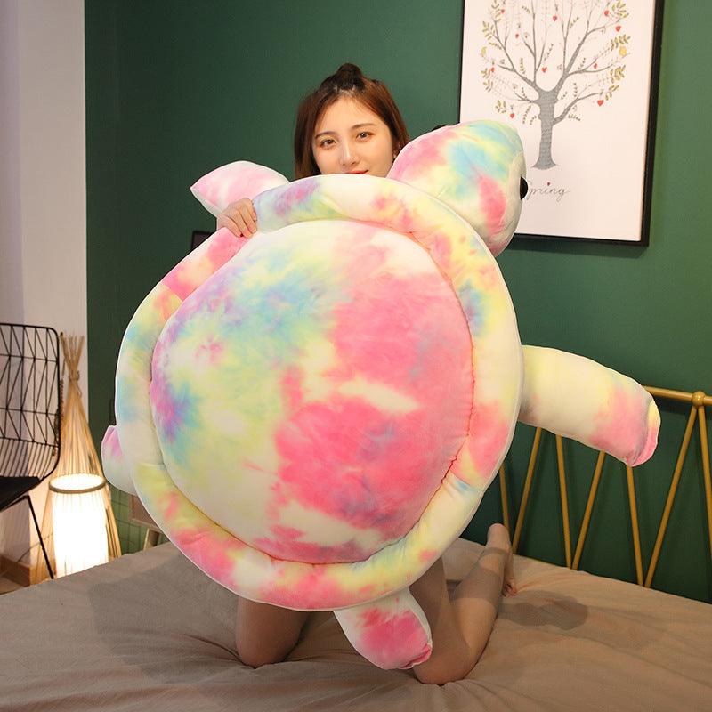 32" Colorful Giant Sea Turtle Plush Toy