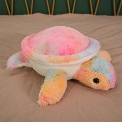 32" Colorful Giant Sea Turtle Plush Toy