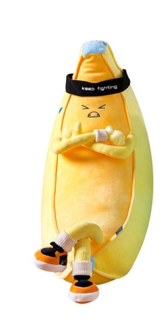 Exercising Banana Plush Toys