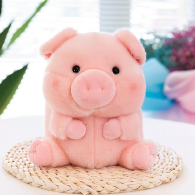 Assis Piggy Furry Animal Plushy Friends