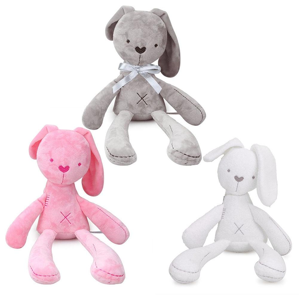 Poupée en peluche apaisante lapin à longues pattes