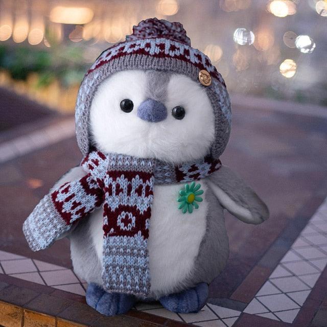 4 Style Scarf Penguin Stuffed Animal