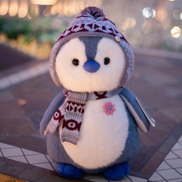 4 Style Scarf Penguin Stuffed Animal