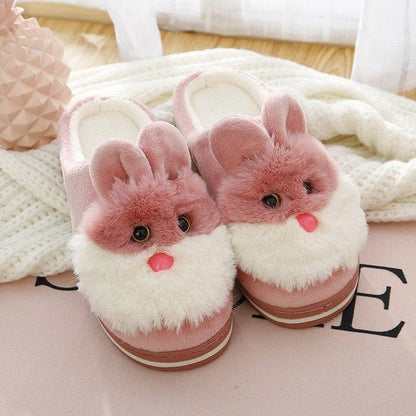 Cute Rabbit Shaped Indoor Slippers