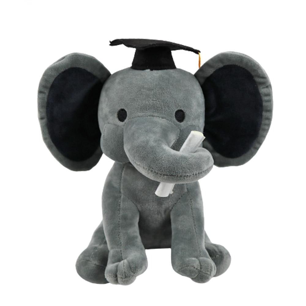 Peluche Kawaii Graduation Elephant