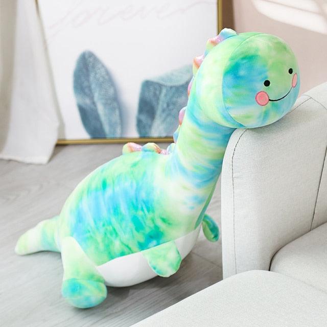 Giant Rainbow Dinosaur Plush