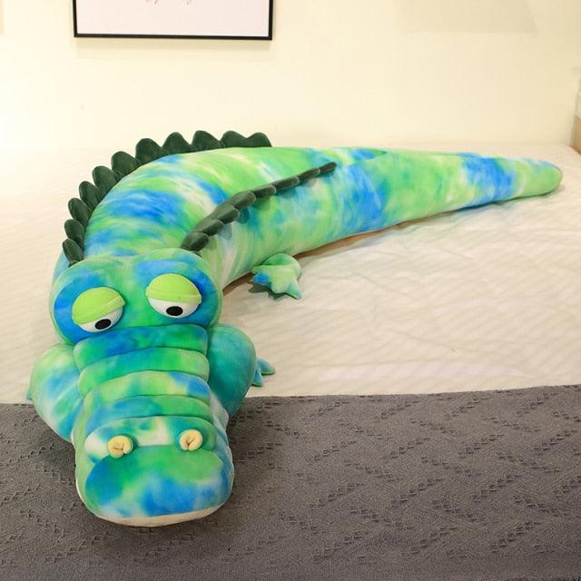 Jumbo Rainbow Crocodile Plush