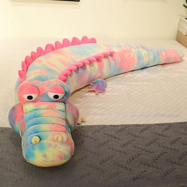 Peluche Crocodile Arc-en-ciel Jumbo